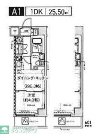 スパシエ幡ヶ谷の物件間取画像